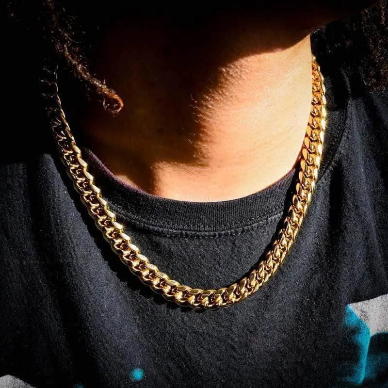 12mm Miami Cuban Link Chain