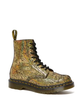 1460 Pascal Gold Iridescent Crackle Boots