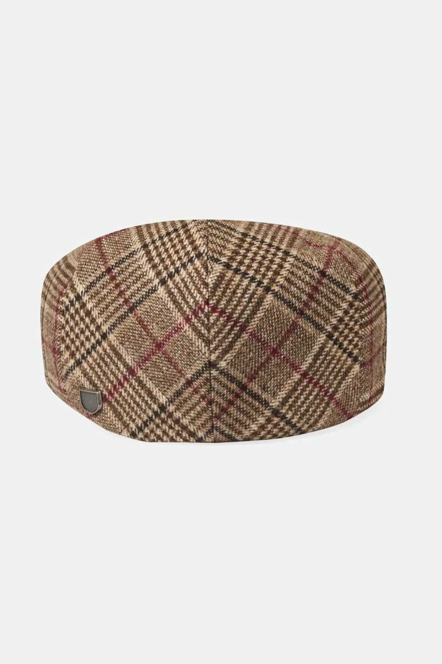 20th Anniversary Hooligan Flat Cap - Brown Plaid