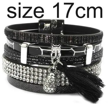 3 Color 3 Size Charm Bracelets and Christmas Gift Wrap Bangles for Women