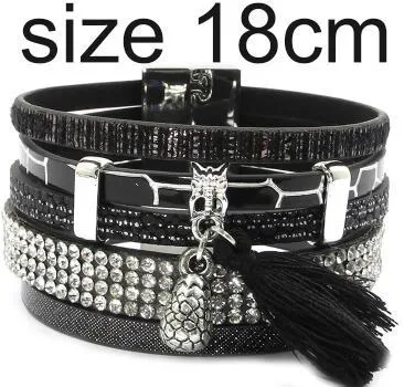 3 Color 3 Size Charm Bracelets and Christmas Gift Wrap Bangles for Women