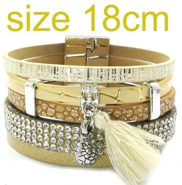 3 Color 3 Size Charm Bracelets and Christmas Gift Wrap Bangles for Women