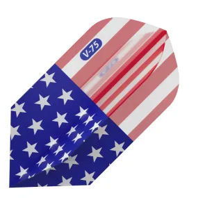 30-2928 V-100 Dart Flights Slim American Flag Classic