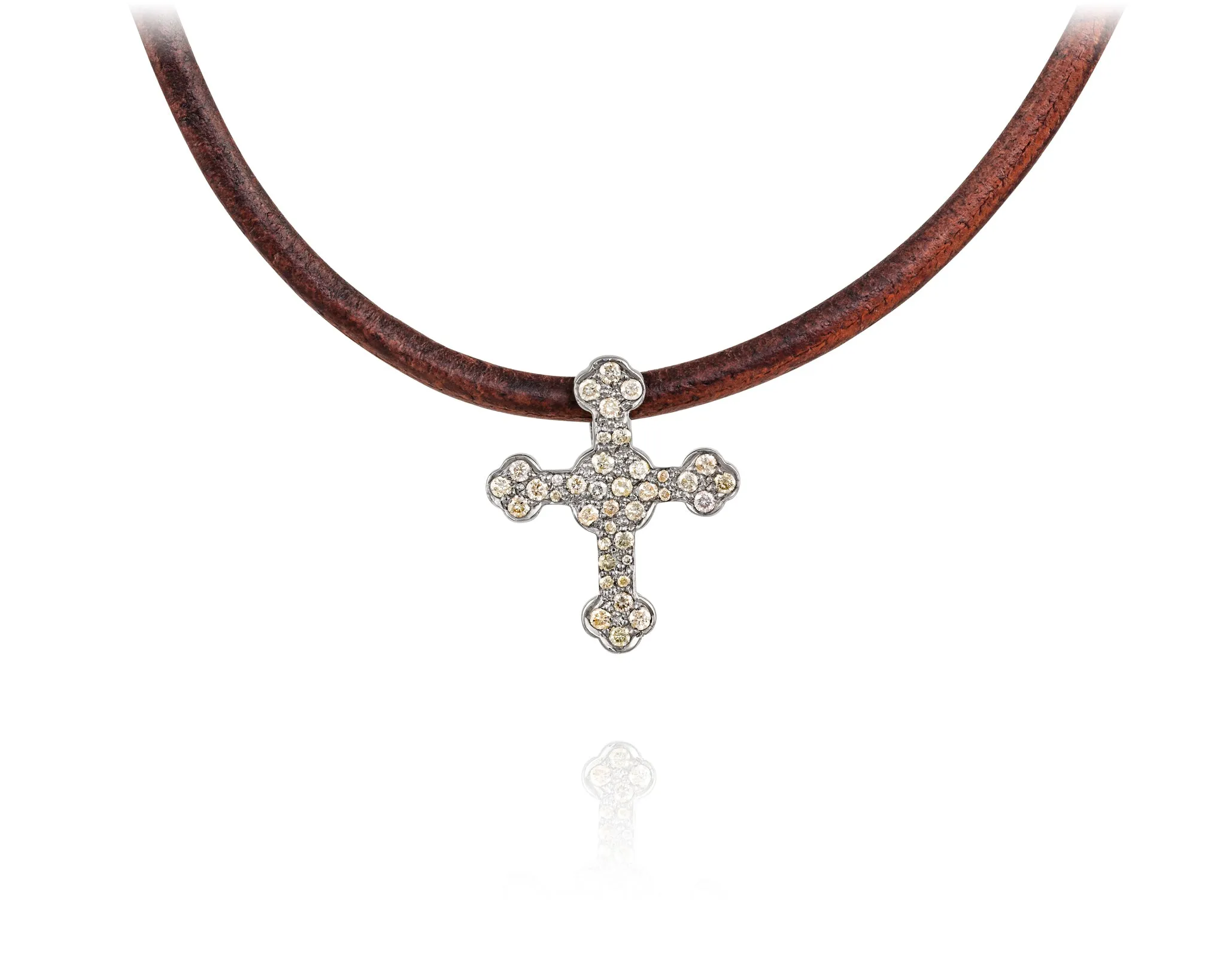 .82ct Diamond Cross Choker