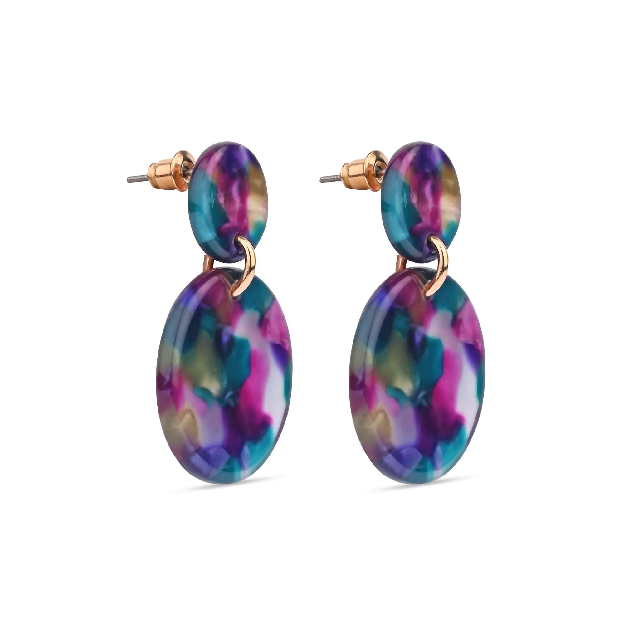 Accessorize London Women's New Mini Resin Short Earring