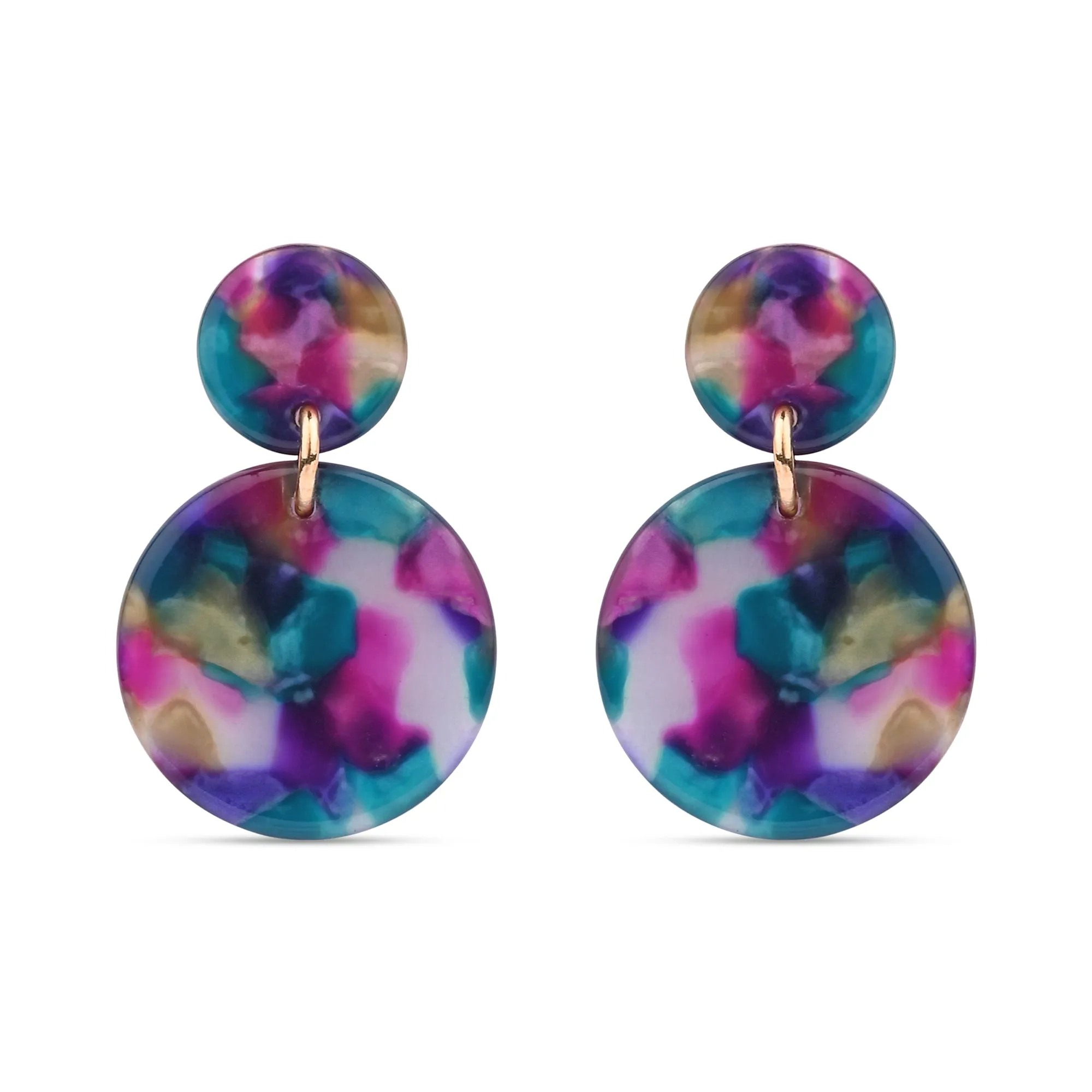 Accessorize London Women's New Mini Resin Short Earring