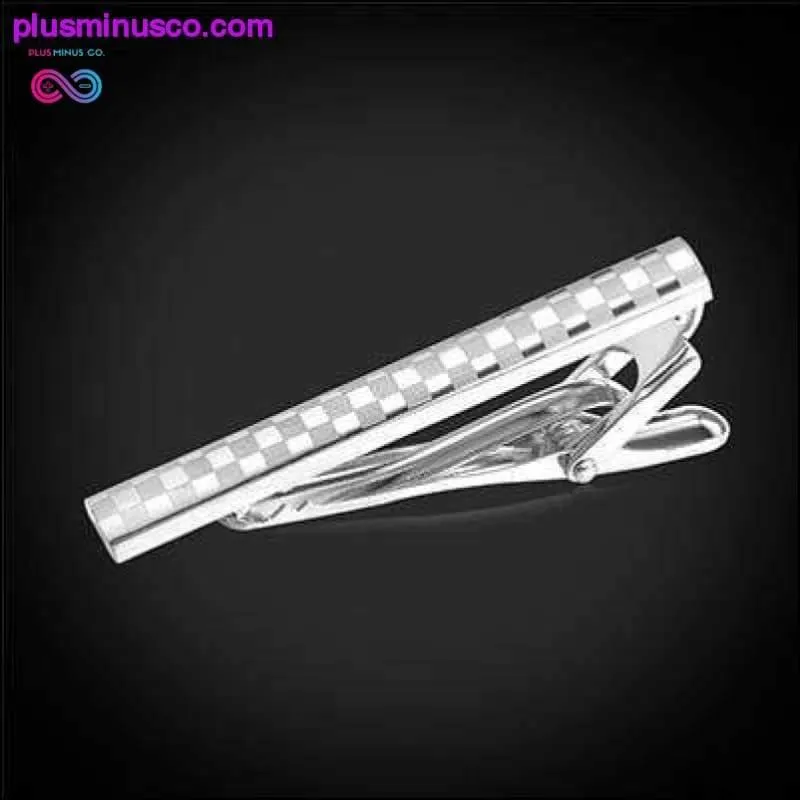 AlphaMan Gold/Silver Color Tie Clip For Men