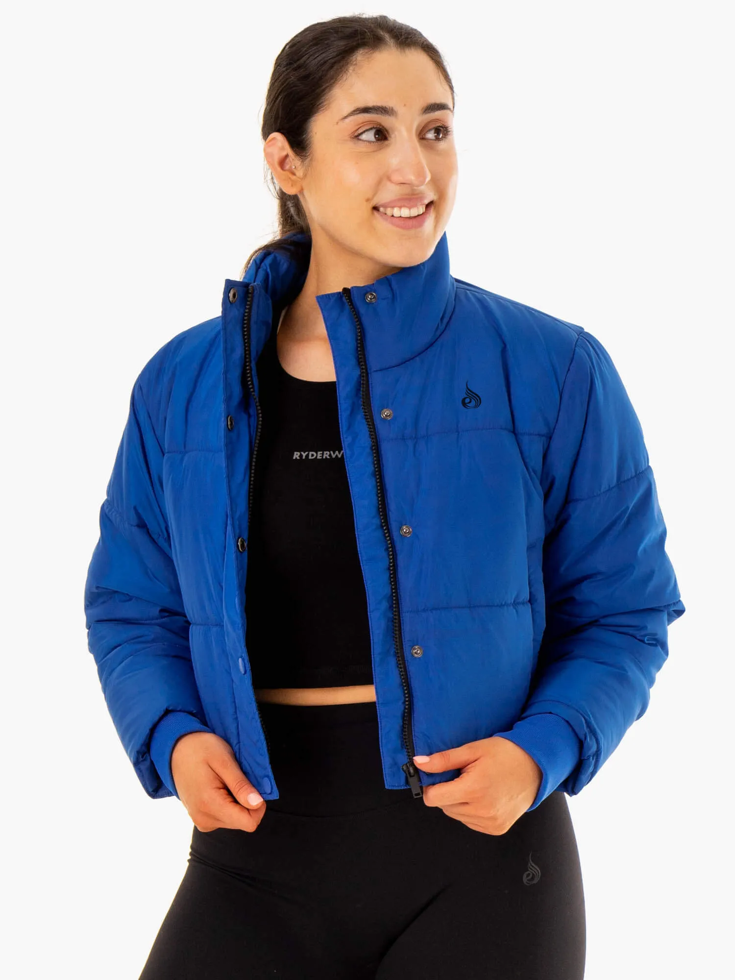 Apex Puffer Jacket - Cobalt Blue