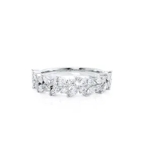 ARAYA - Lab Diamond Marquise Statement Eternity 950 Platinum