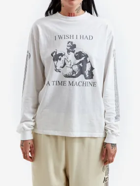 Aries Time Machine Long Sleeve Tee - Off White