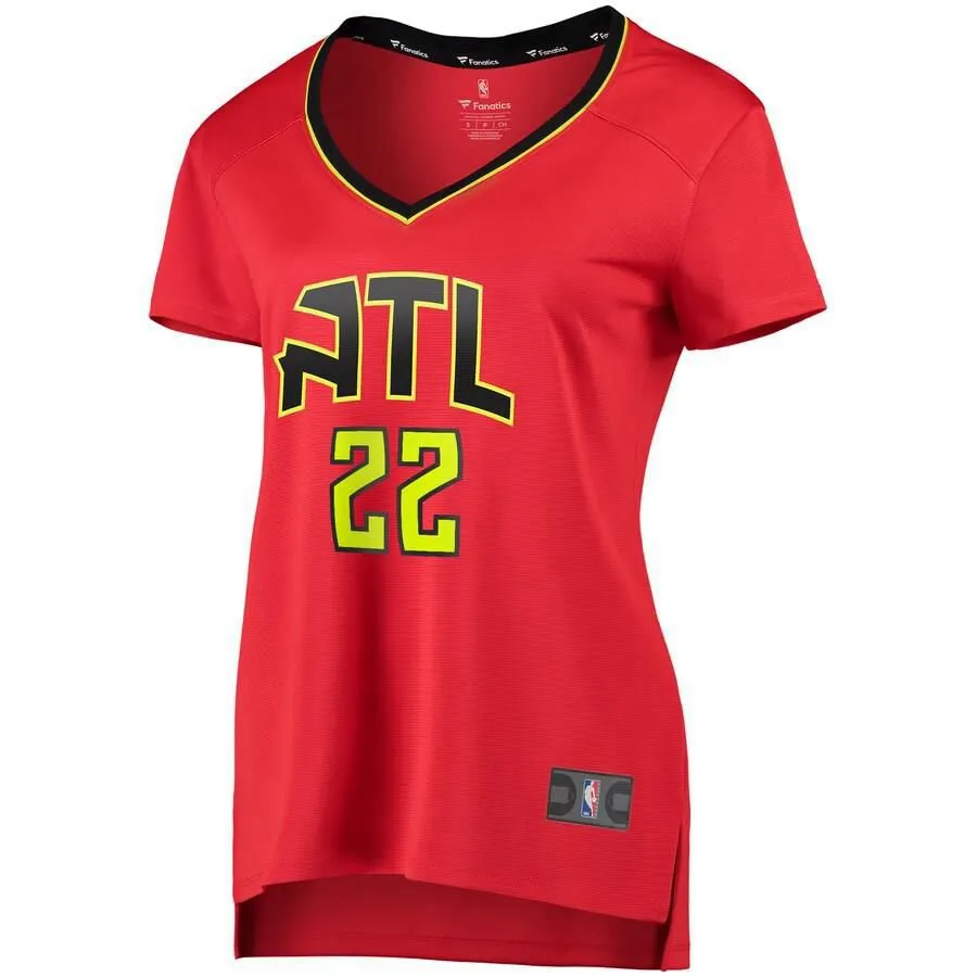 Atlanta Hawks Cam Reddish Fanatics Branded Replica Fast Break Statement Jersey Womens - Red | Ireland M4173F3