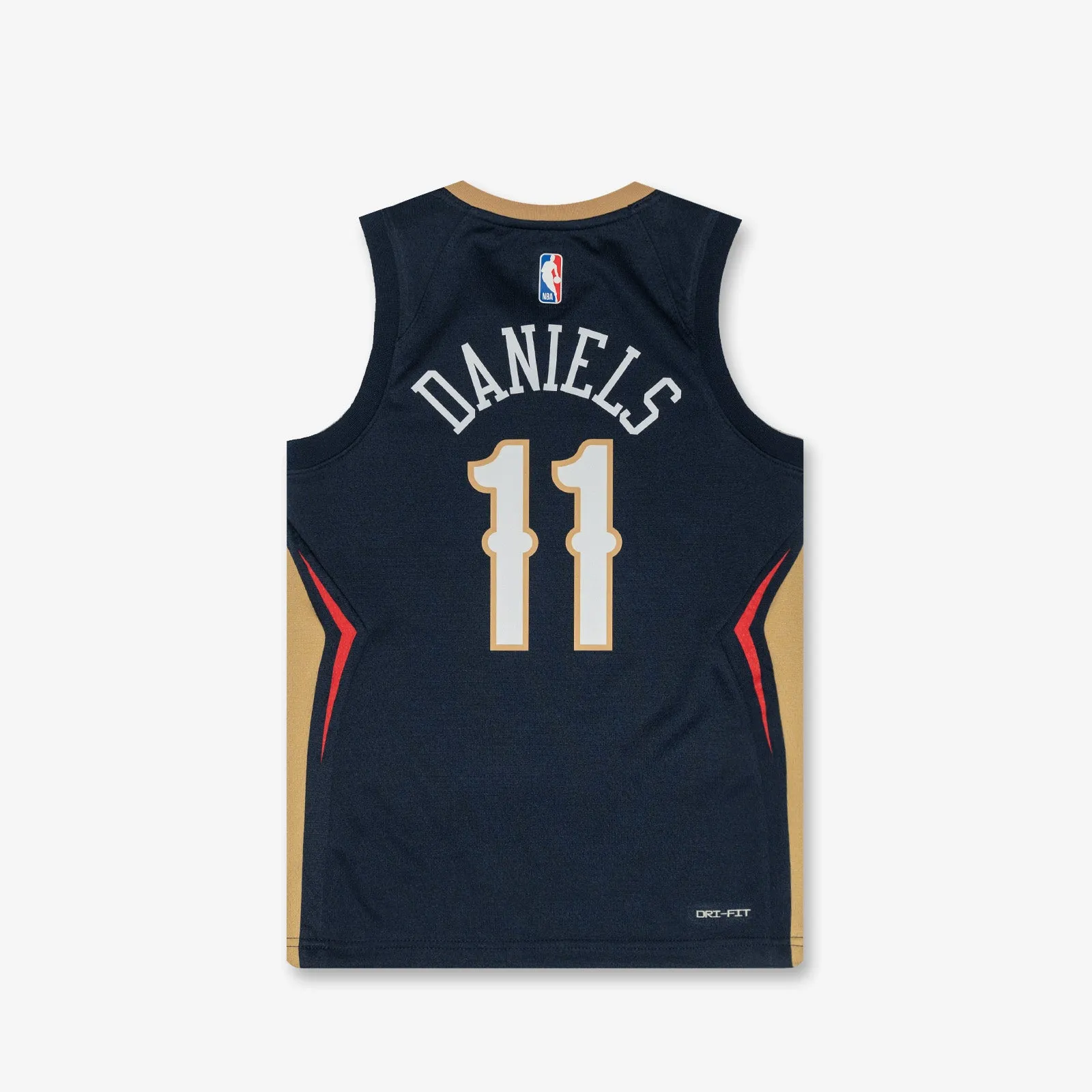 Autographed Dyson Daniels New Orleans Pelicans Youth Icon Edition Swingman Jersey - Navy