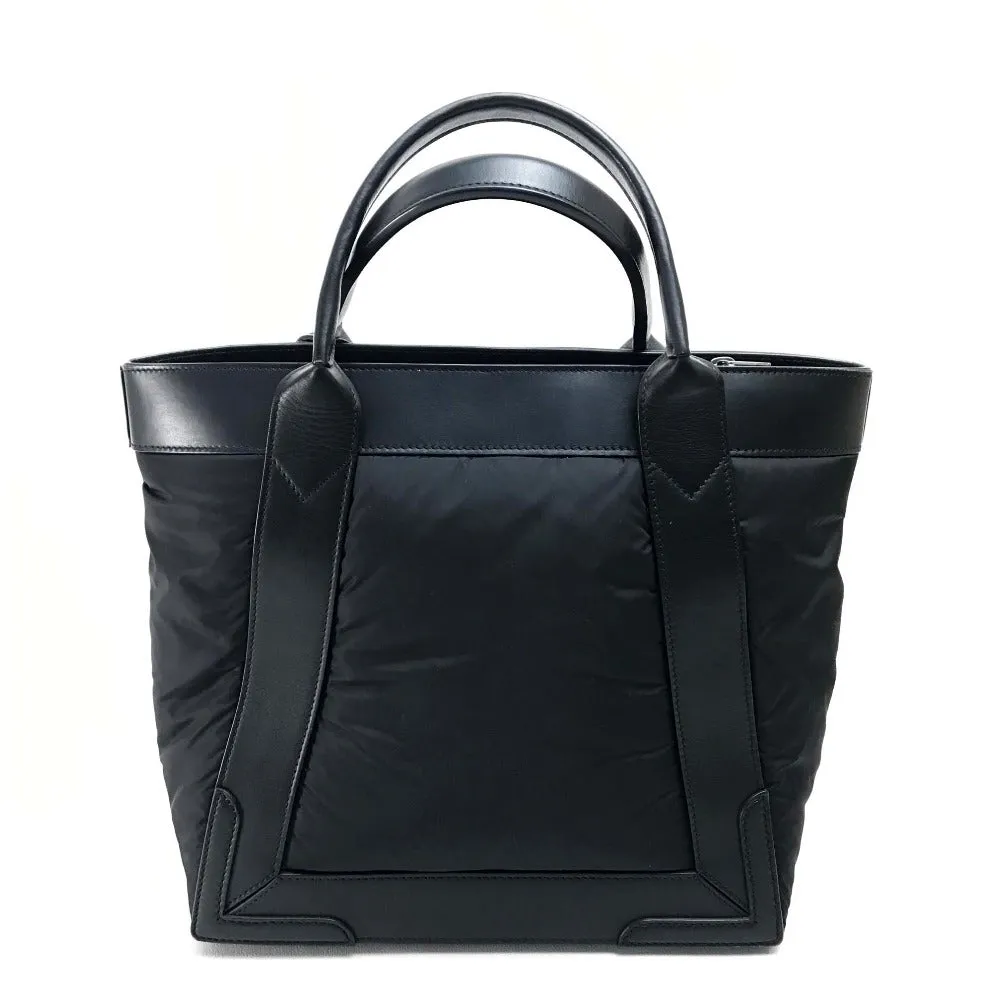 BALENCIAGA Tote Bag 363425 Nylon / leather black Kabas S Women Used Authentic