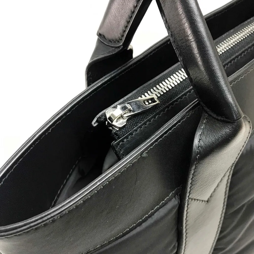 BALENCIAGA Tote Bag 363425 Nylon / leather black Kabas S Women Used Authentic