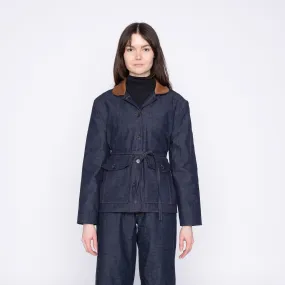 Balmoral Jacket - Slub Nep Rinsed - Indigo