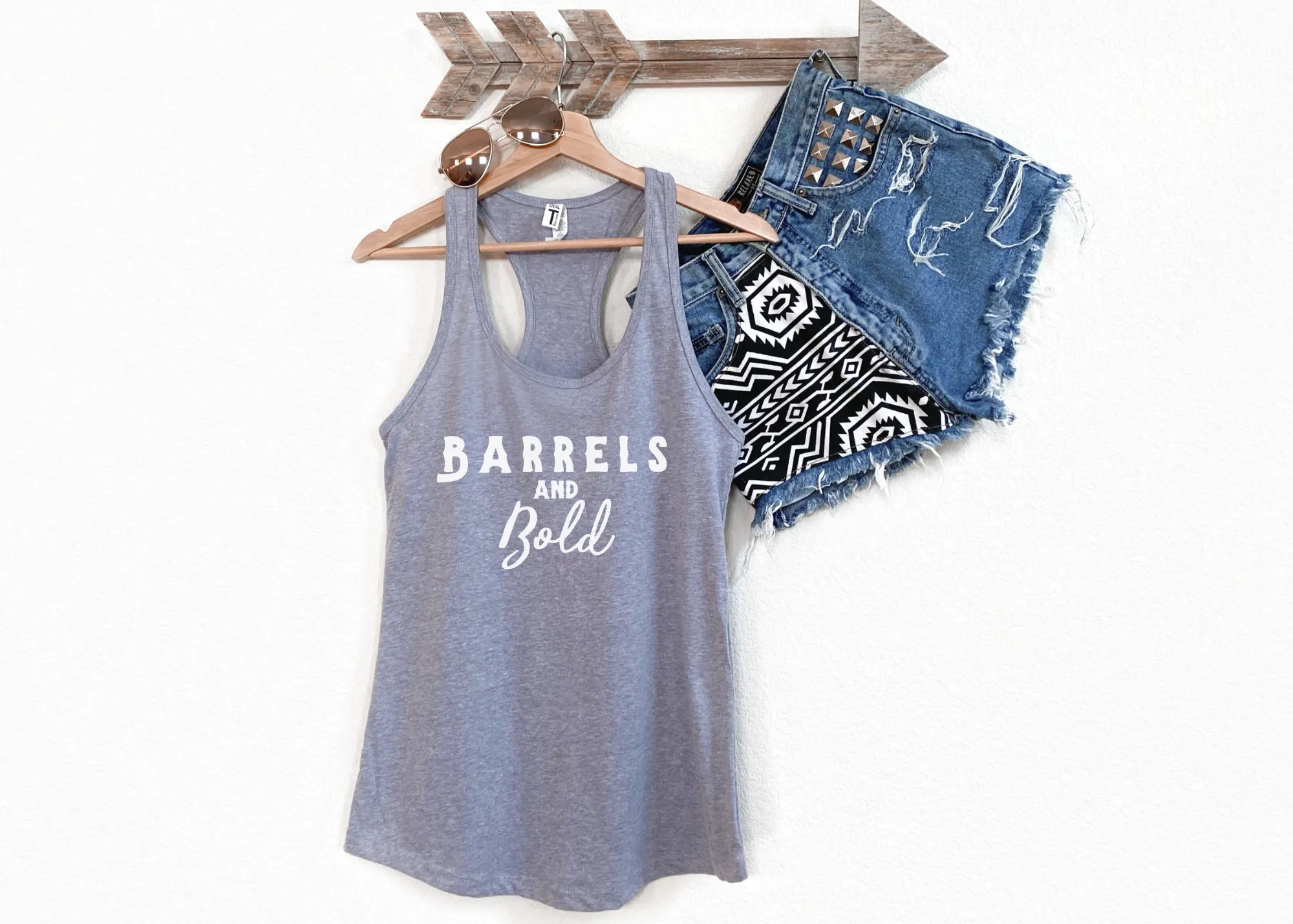 Barrels & Bold Racerback Tank