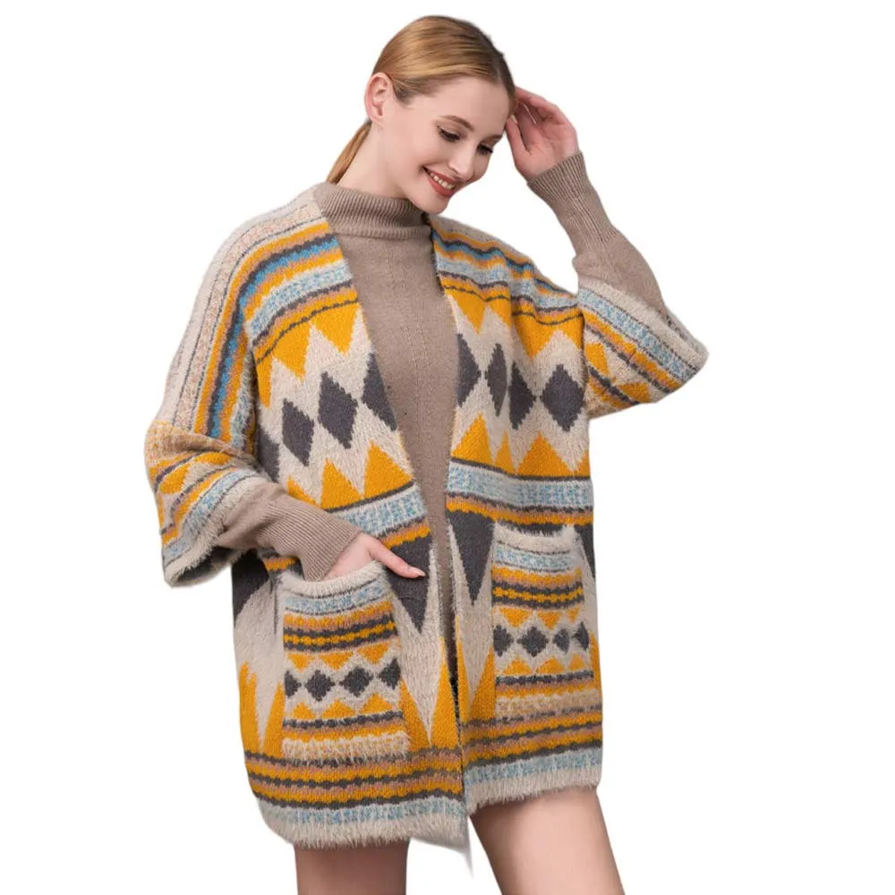 Beautiful Boho Patterned Poncho