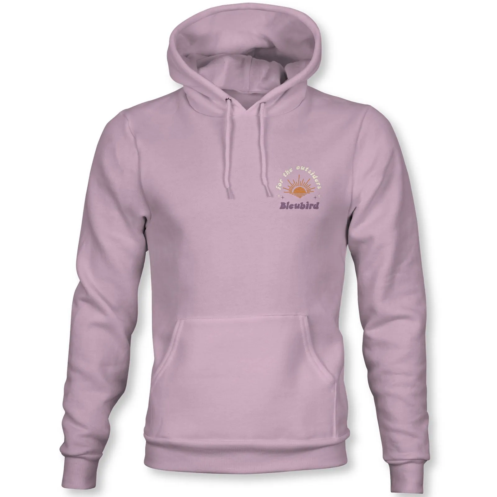 Bleubird Unisex Outsider Pullover Hoodie - Pink