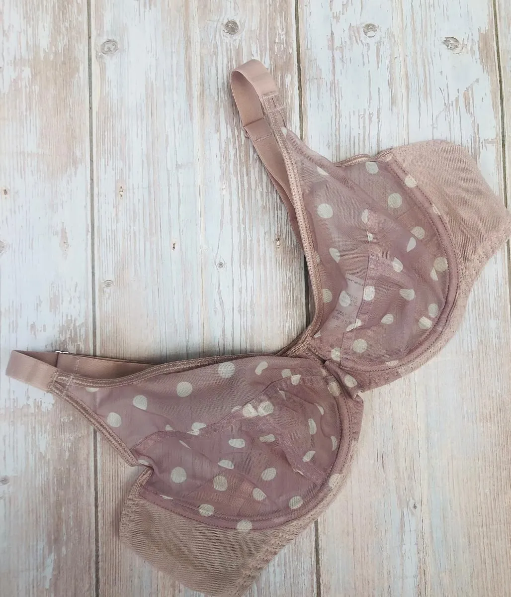 Blush Spotted Underwired Bra