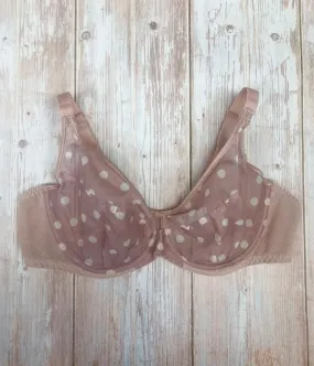 Blush Spotted Underwired Bra