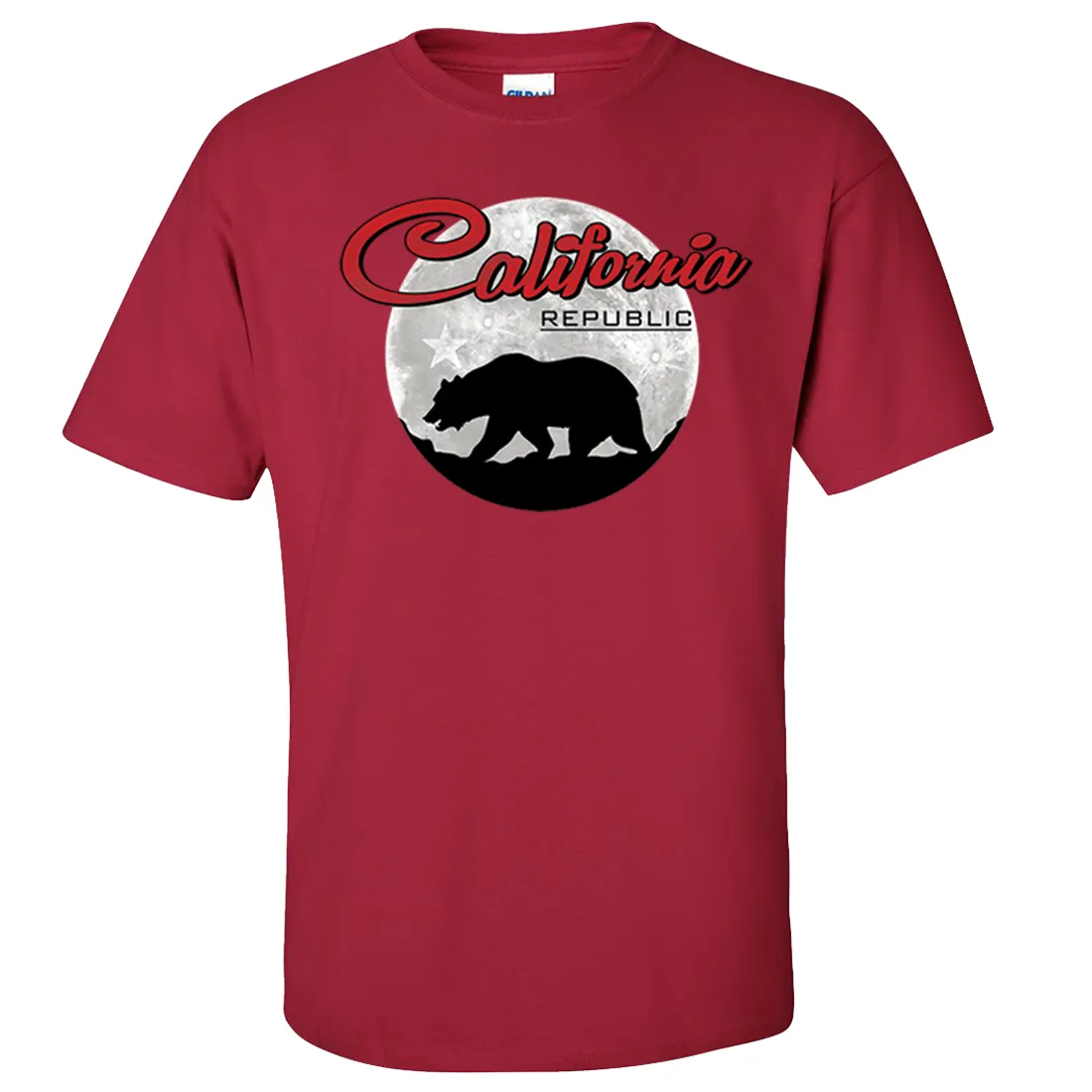 California Republic Full Moon Bear Asst Colors T-shirt/tee