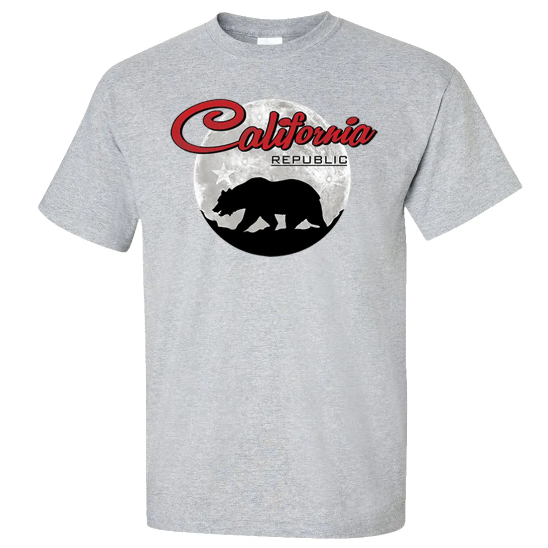 California Republic Full Moon Bear Asst Colors T-shirt/tee