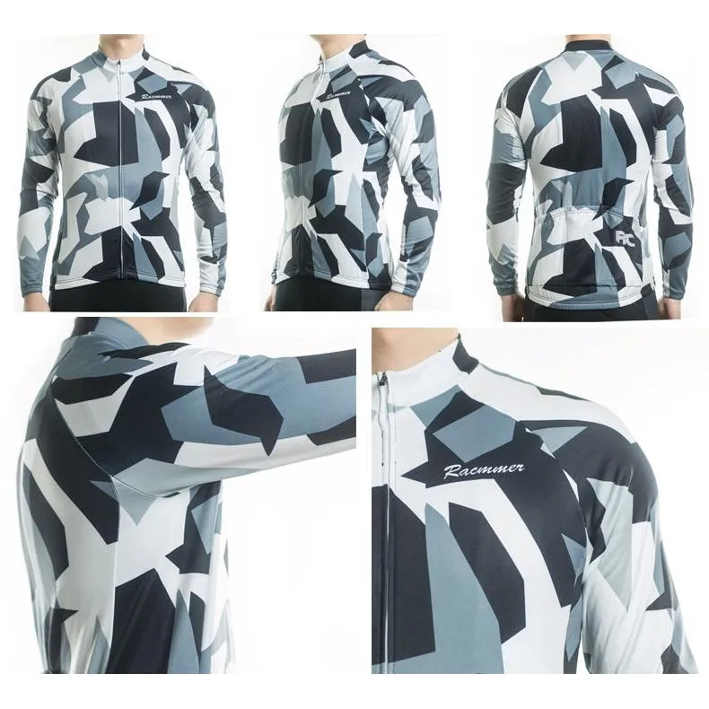 Camo Long Sleeve Jersey White