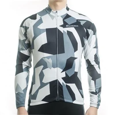 Camo Long Sleeve Jersey White