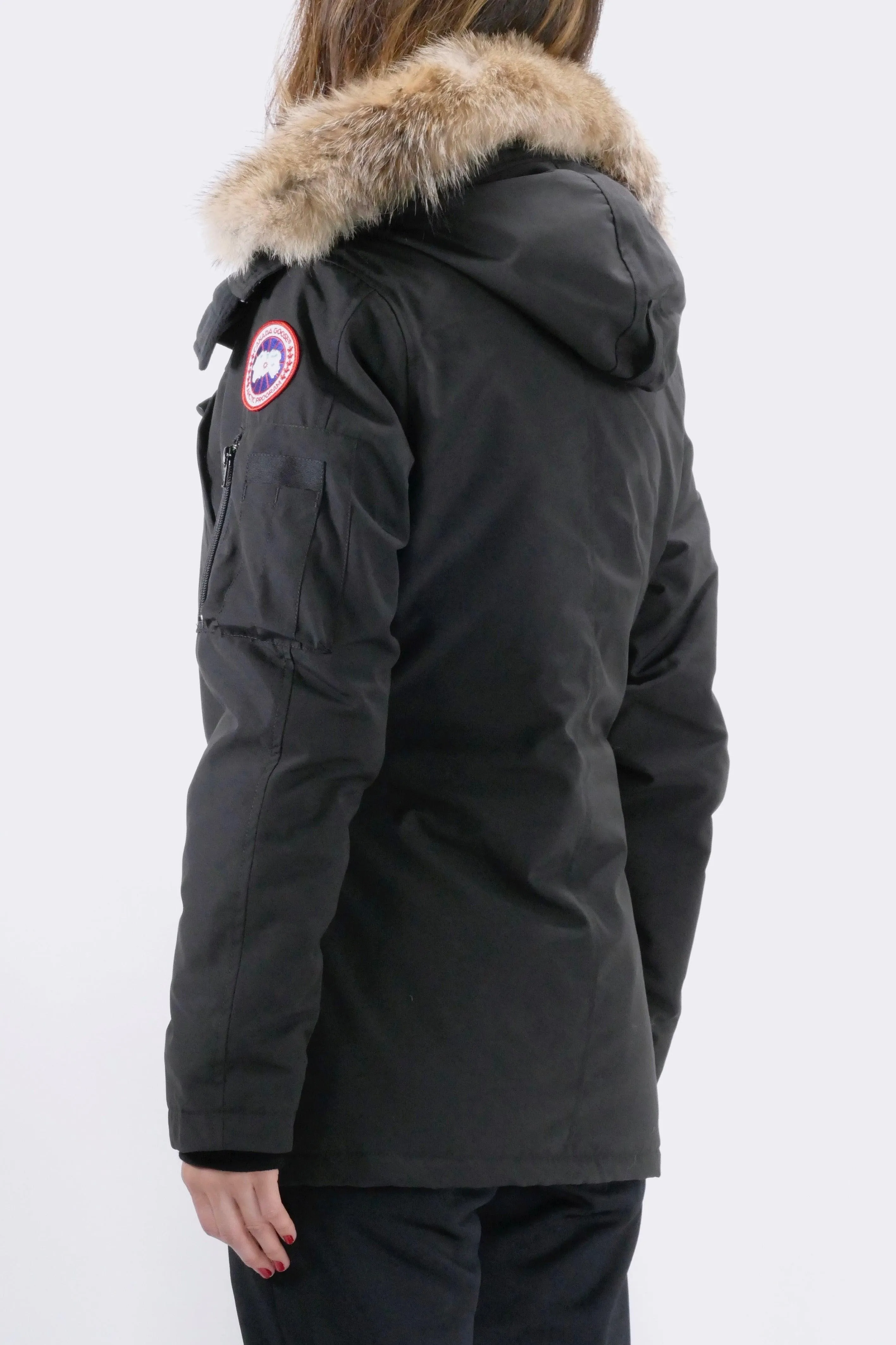 Canada Goose Womens Down *Parka Montebello  - Black