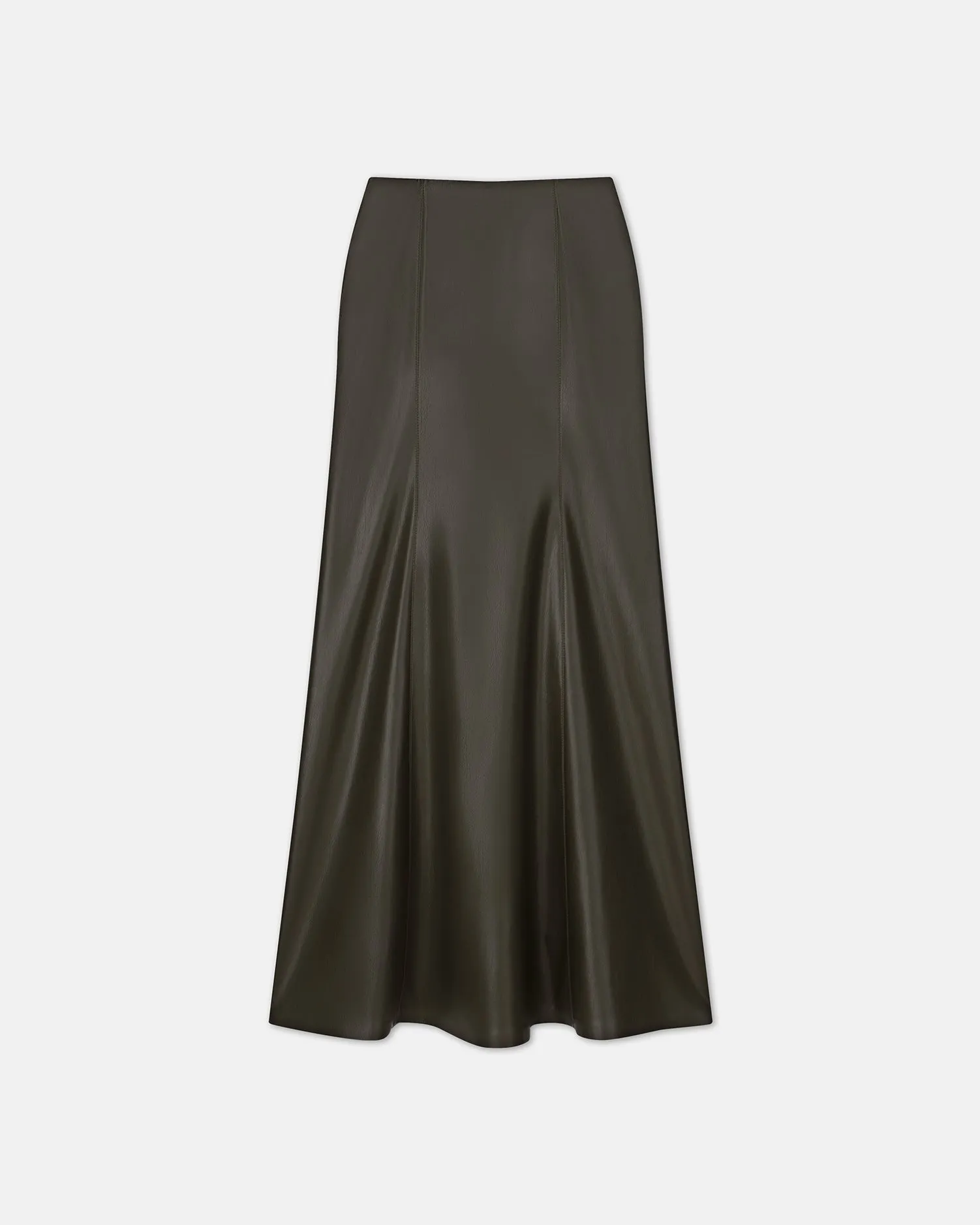 Carlotta - Sale Okobor™ Alt-Leather Maxi Skirt - Soil