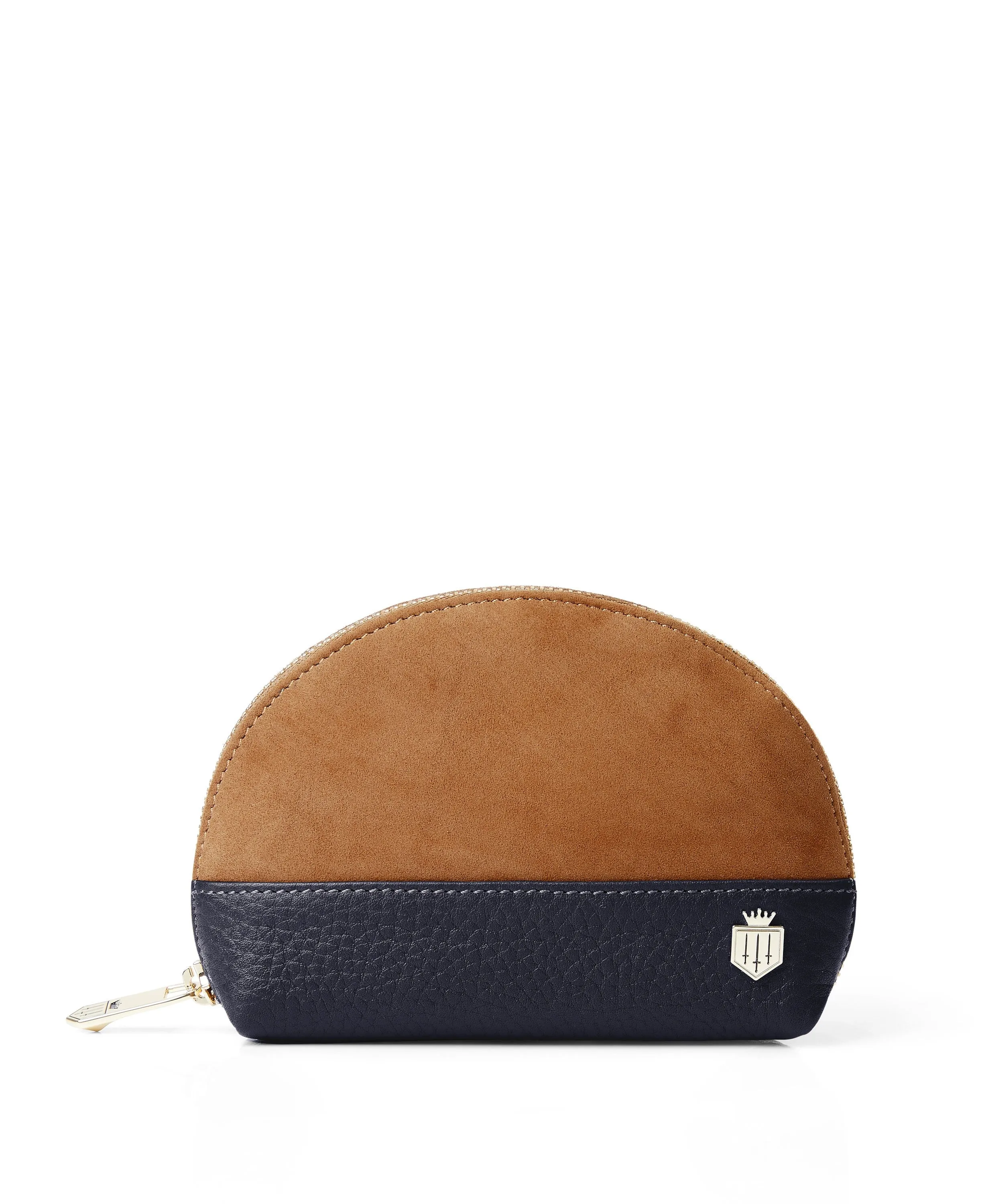 Chiltern Coin Purse - Tan/Navy