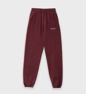 Classic Logo Sweatpants - Merlot