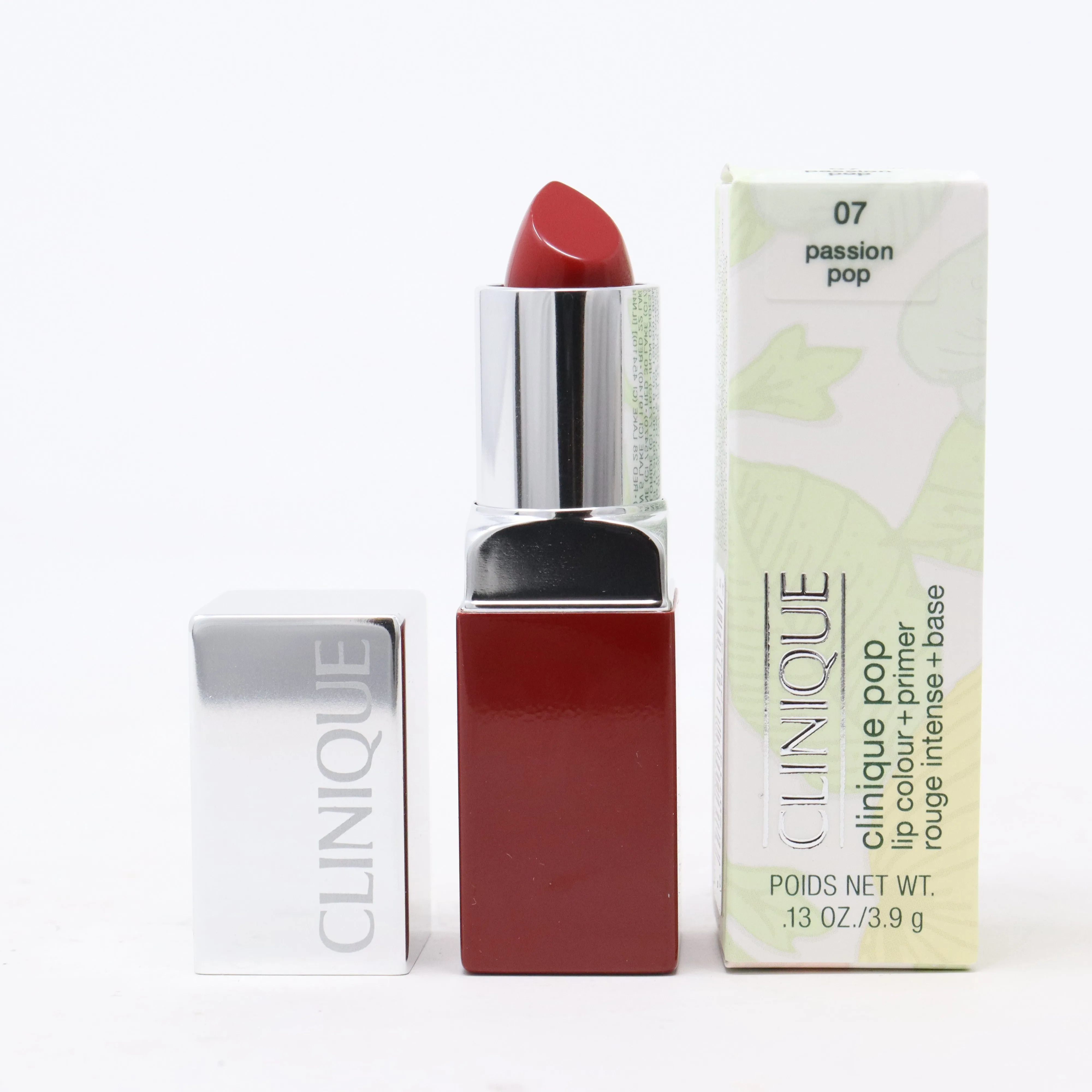 Clinique Pop Lip Colour And Primer Lipstick 07 Passion Pop Red 3.9g