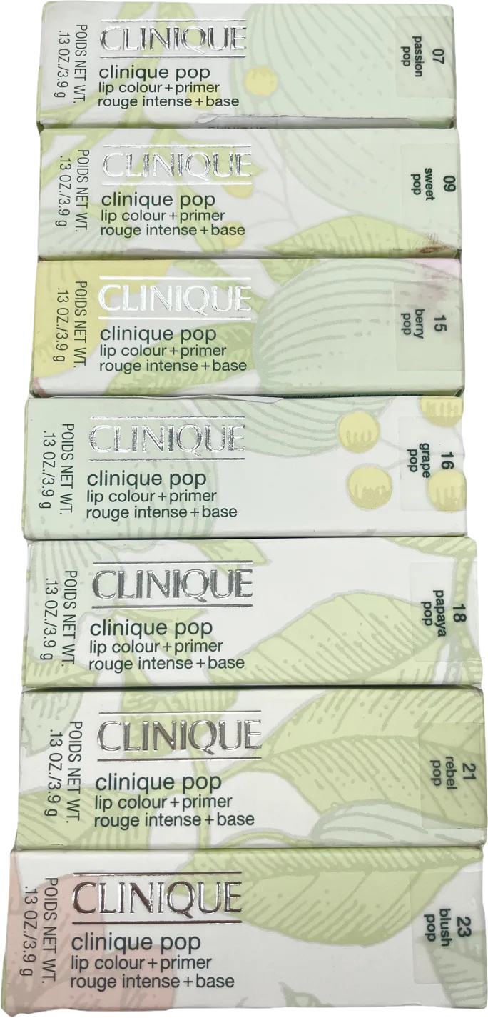 Clinique Pop Lip Colour And Primer Lipstick 07 Passion Pop Red 3.9g