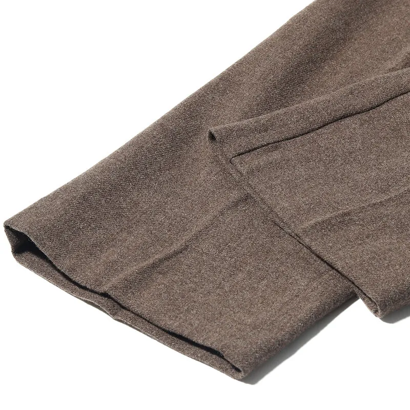 Coffee Brown Washable Woolen Pants