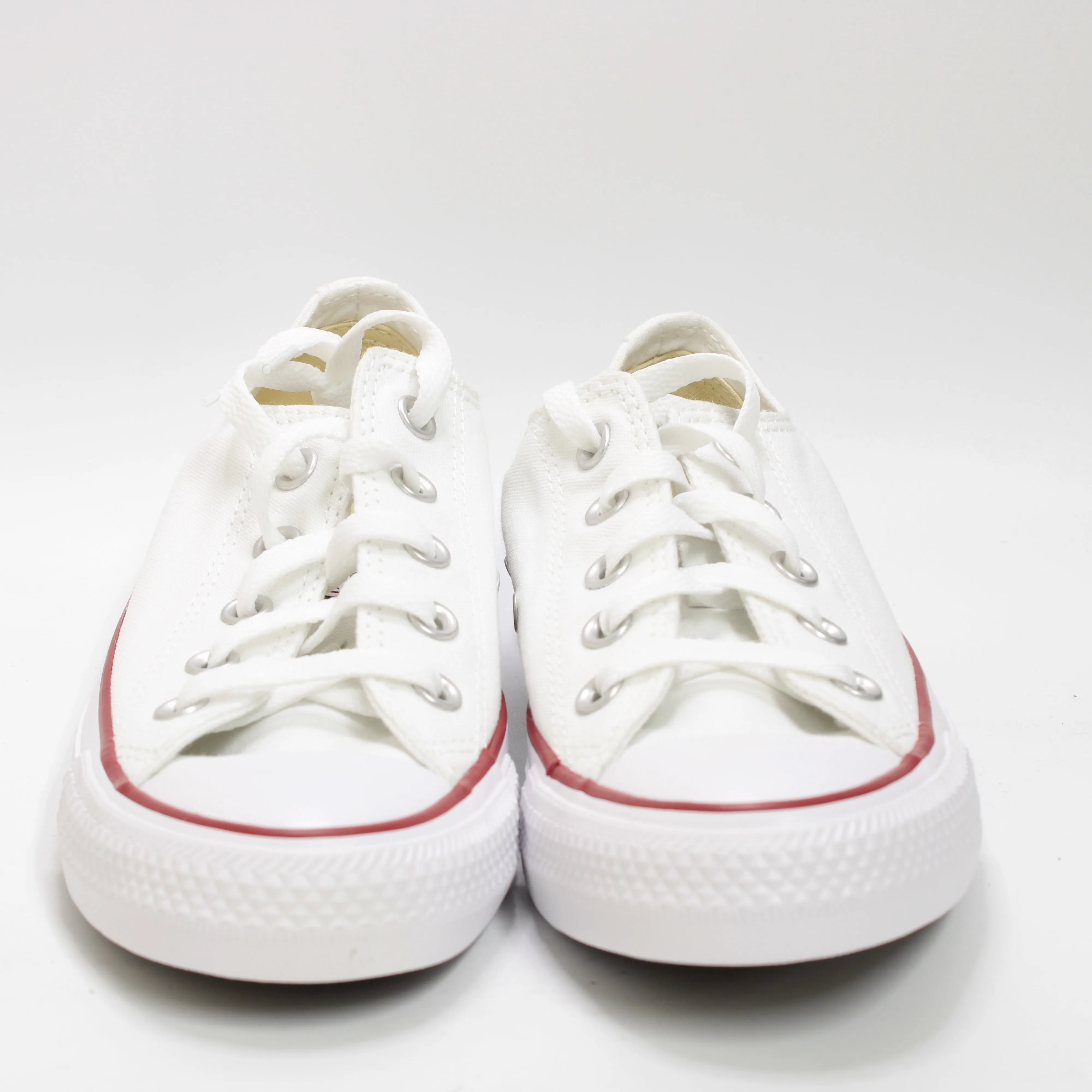 Converse All Star Low White Canvas Uk Size 4