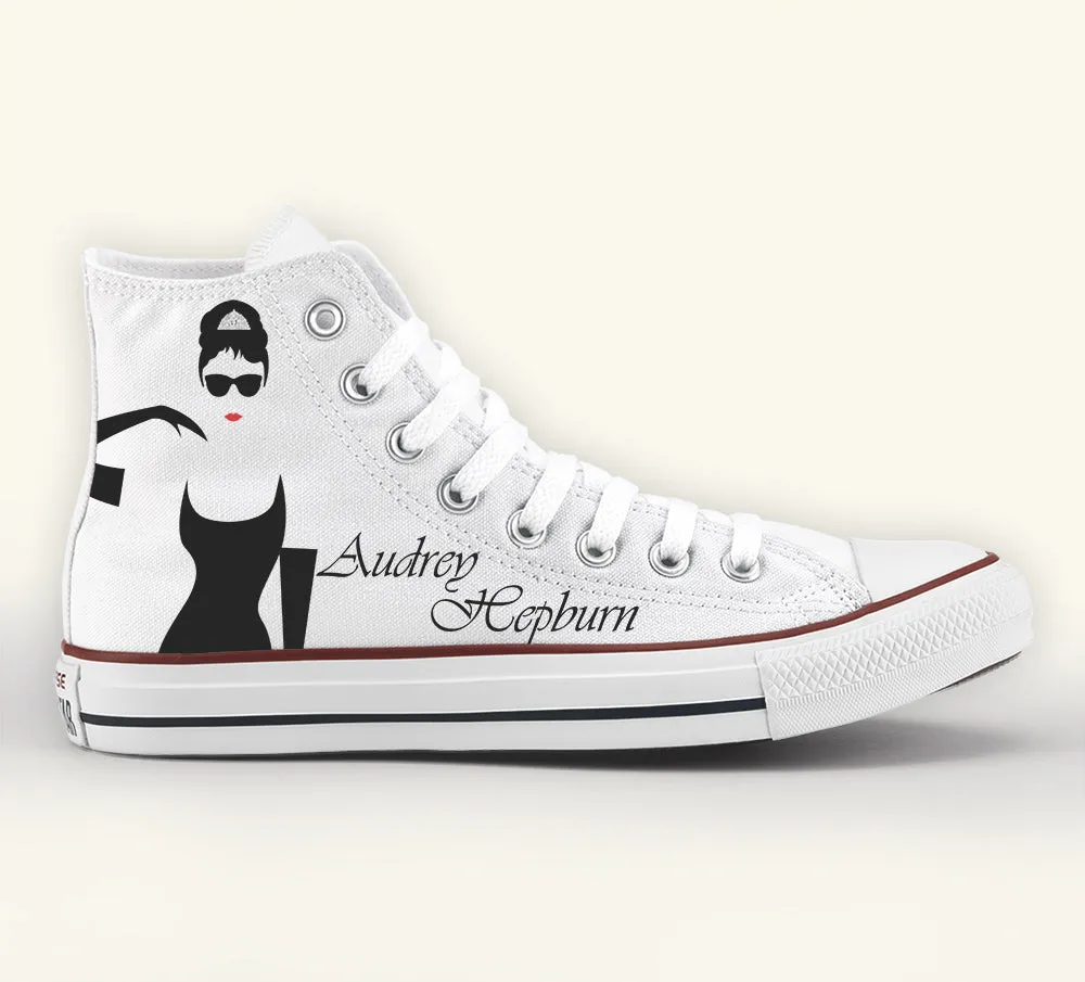 Converse All Star Personalizzata Audrey Hepburn