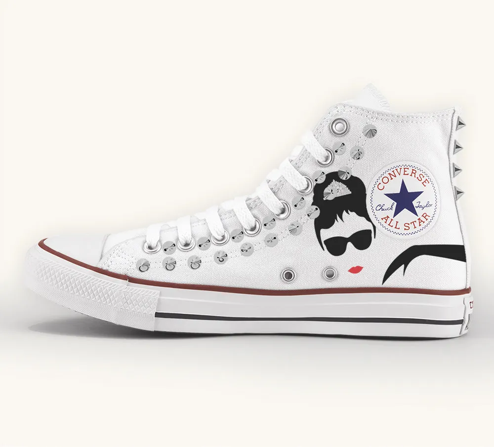 Converse All Star Personalizzata Audrey Hepburn