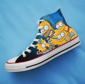 Converse All Star Personalizzata The Simpson The Family