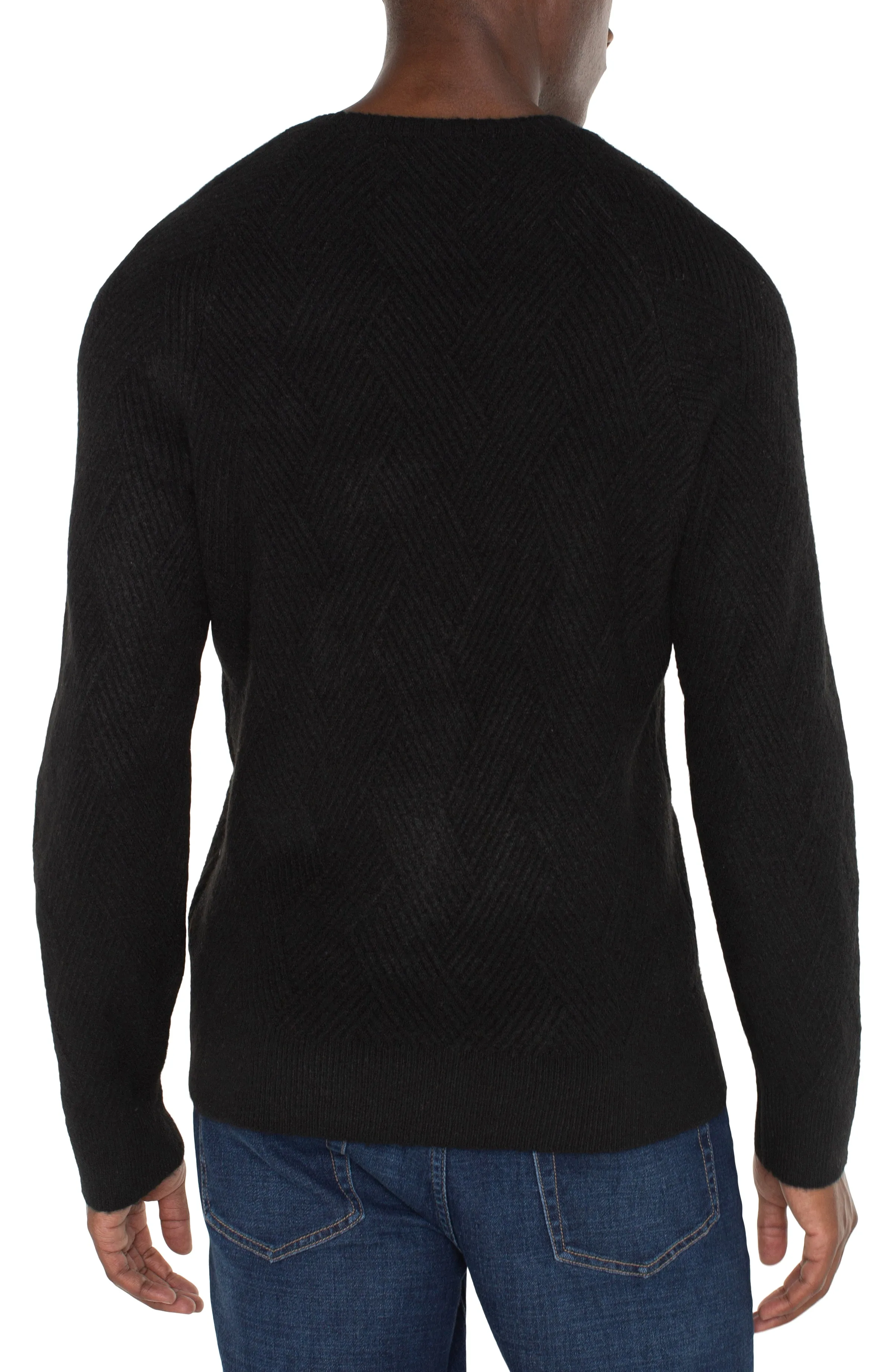 CREW NECK RAGLAN SWEATER