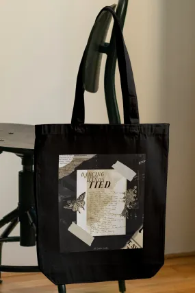 Dancing with our hands tied Aesthetic Taylor Swift Black Tote Bag with Zipper