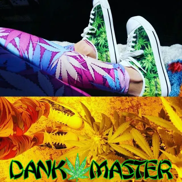 Dank Master Green Weed Low Top Canvas Shoes