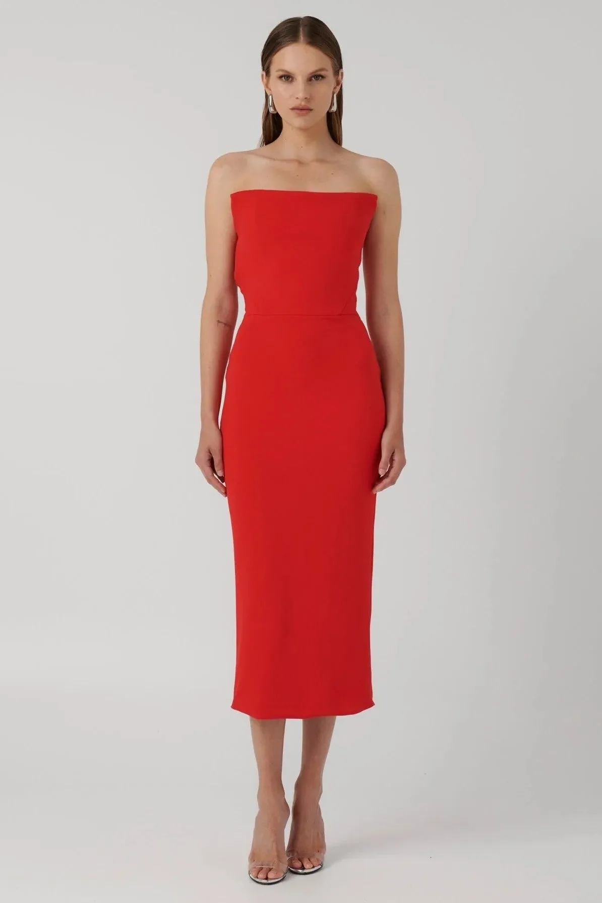 Danna Dress - Cherry Red