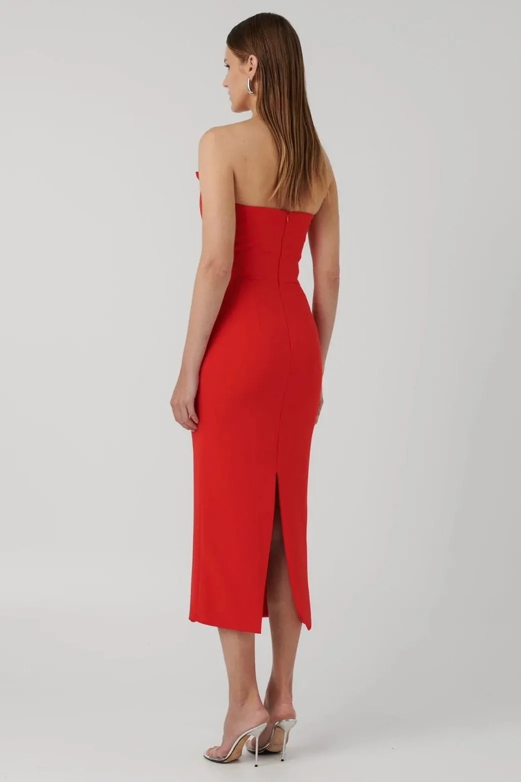 Danna Dress - Cherry Red