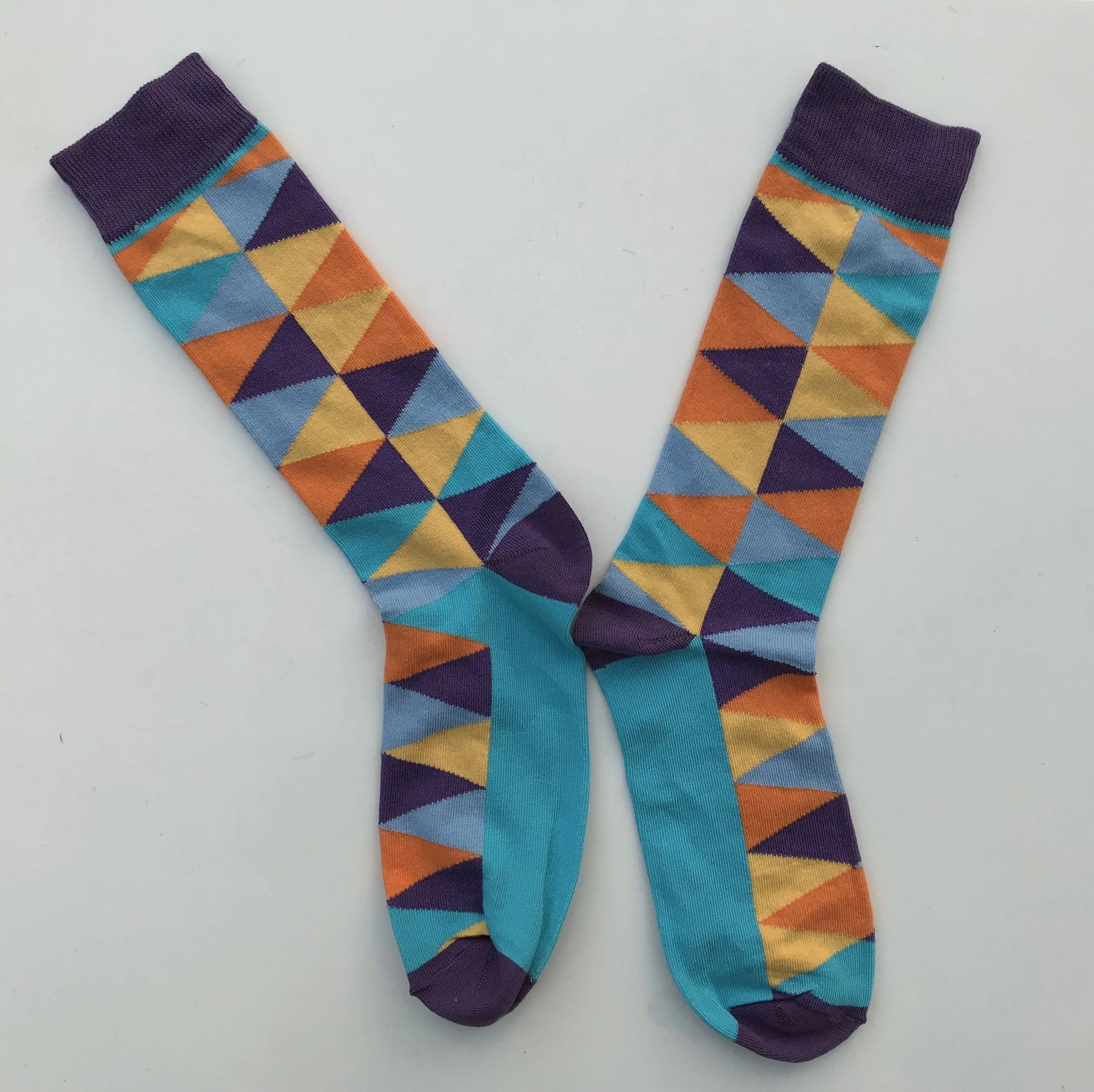 Dress Socks - Bright Days Line - Fun Geometry