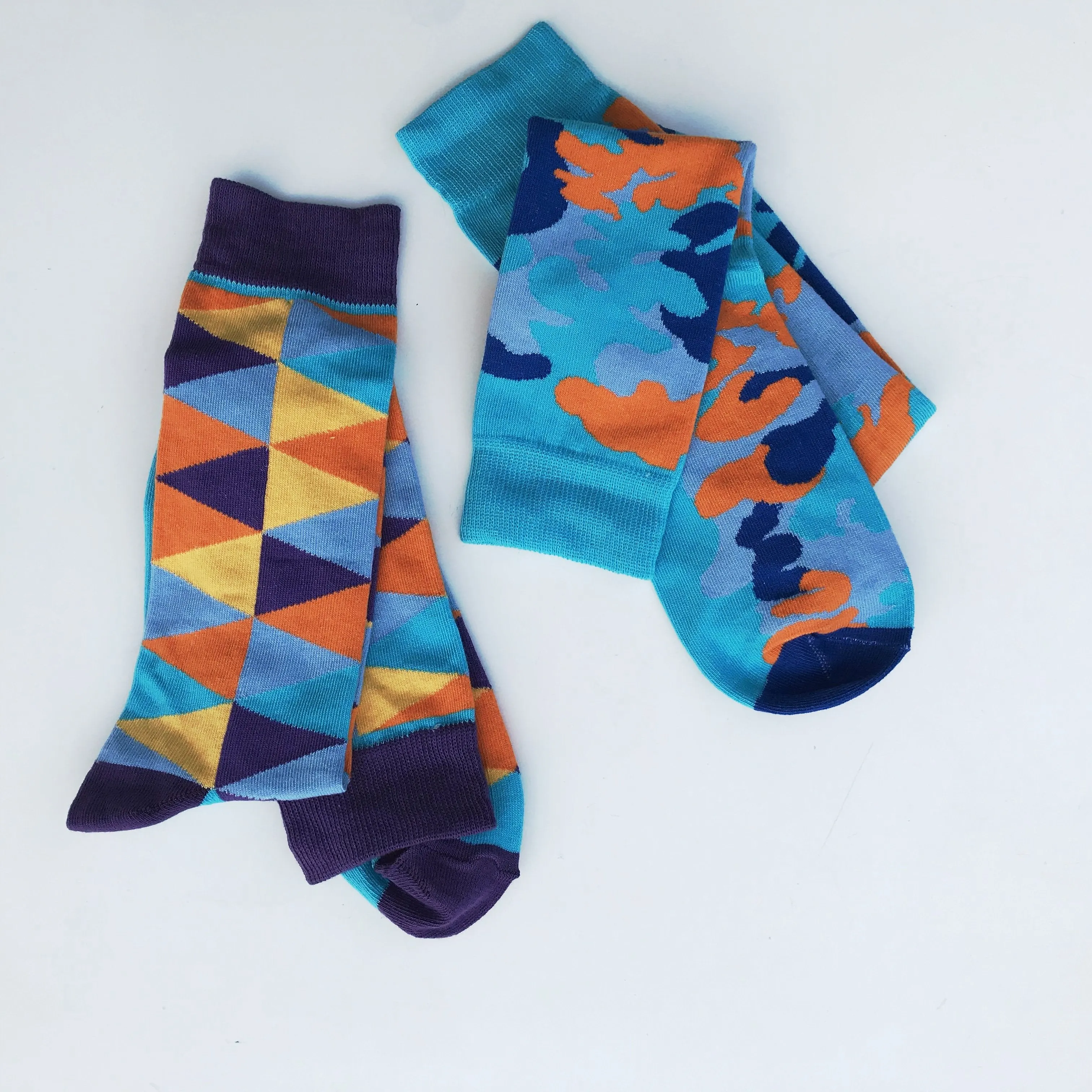 Dress Socks - Bright Days Line - Fun Geometry