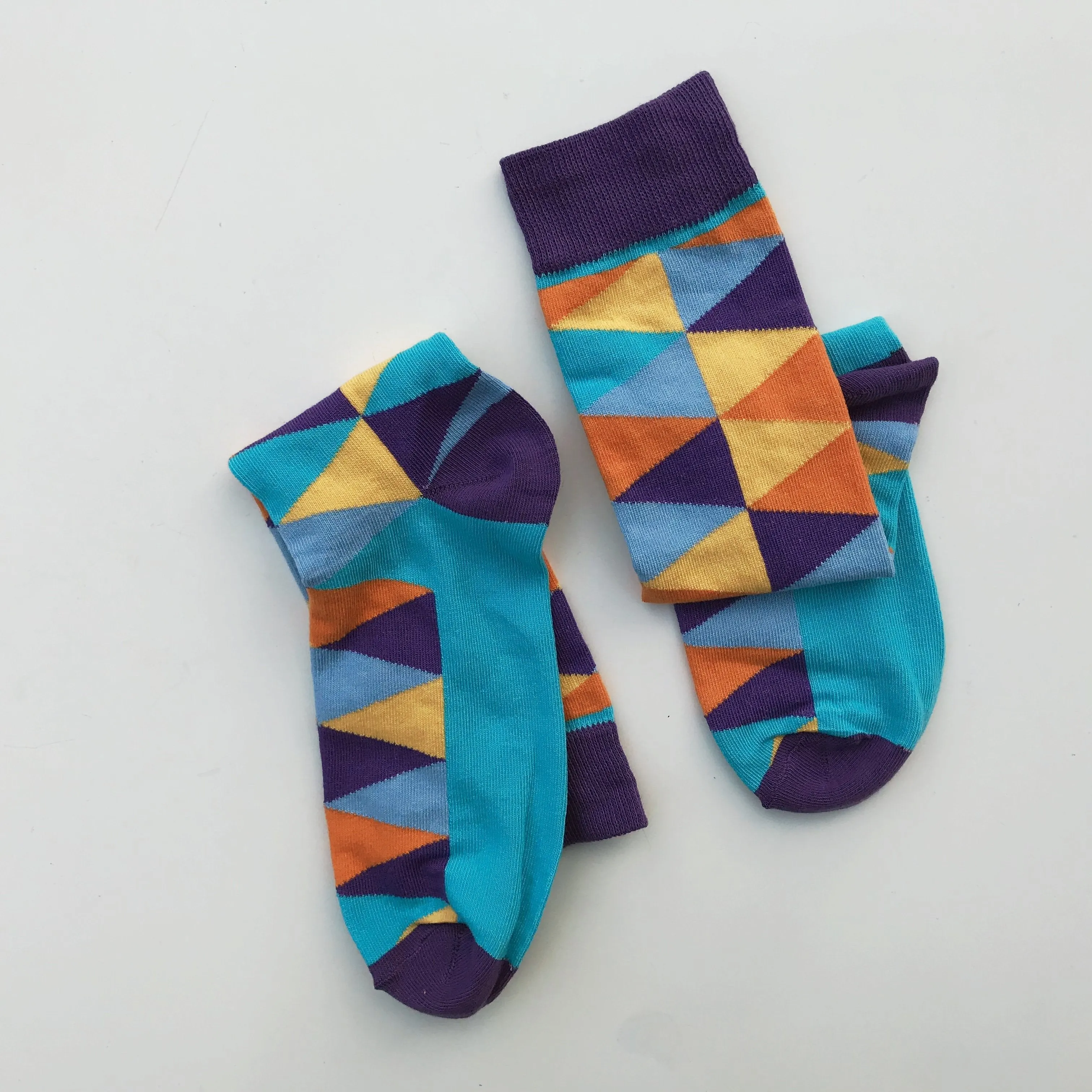 Dress Socks - Bright Days Line - Fun Geometry