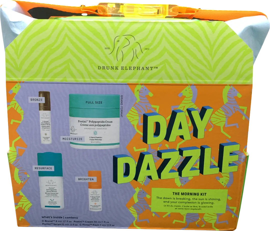 Drunk Elephant Day Dazzle Holiday Kit (worth £128.00) one size