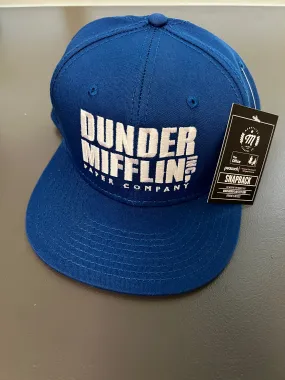 Dunder Mifflin - Premium Snapback Hat Royal Blue