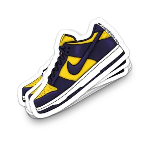 Dunk Low "Michigan" Sneaker Sticker